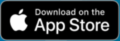 Black rectangular button with the white Apple logo on the left and the words “Download on the App Store” in white text, indicating a link to download an app from Apple’s App Store.