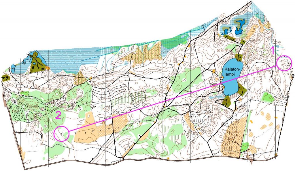 Reitinvalintatehtävä 4: Vierumäki | Lahti-Hollola Jukola 2018