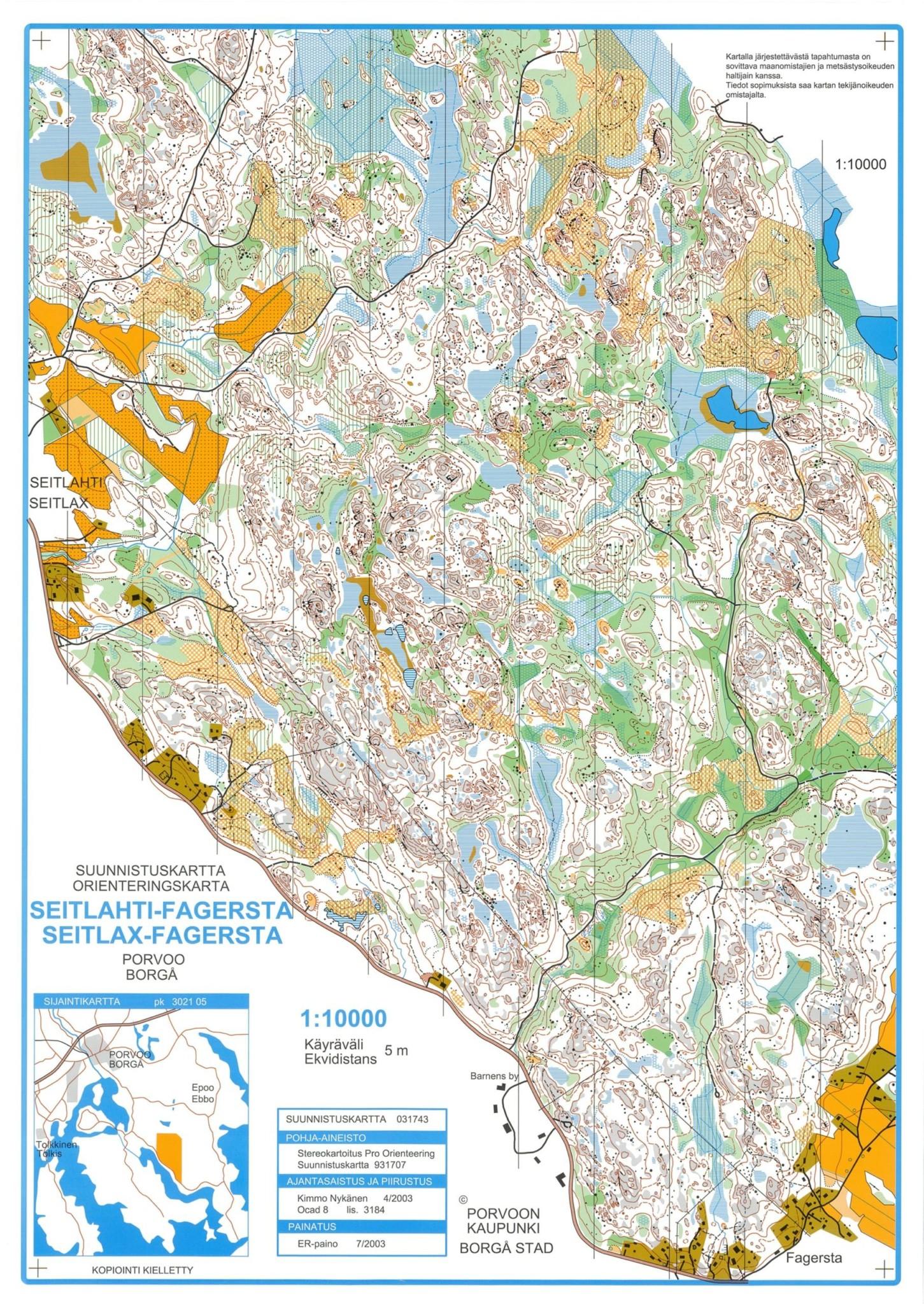 Vanhat Kartat - Porvoo Borgå Jukola 2023