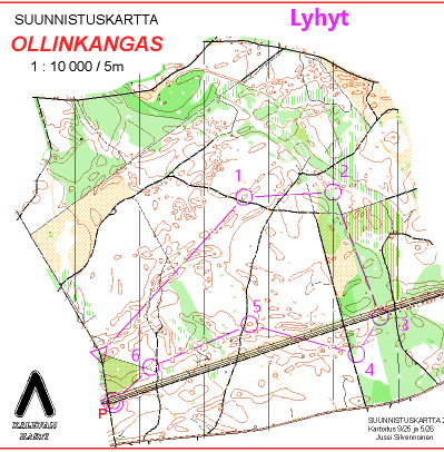 Kuva Ollinkankaan kartasta